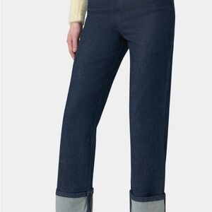 HUE Women's Deep Indigo cuffed Jeans